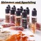 LET'S RESIN Metallic Alcohol Ink Set-24 Colors Metal Color Alcohol Based Resin Ink, High Concentrated & Shimmer Mixatives, Alcohol Paint for Epoxy Resin, Resin Petri, Tumblers, Coasters(Each 0.35oz)